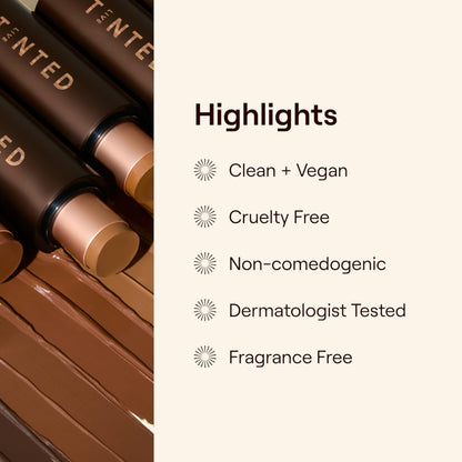Live Tinted HUESTICK Complexion Stick - Medium-to-Full Coverage, Soft Matte Finish, Shade 18