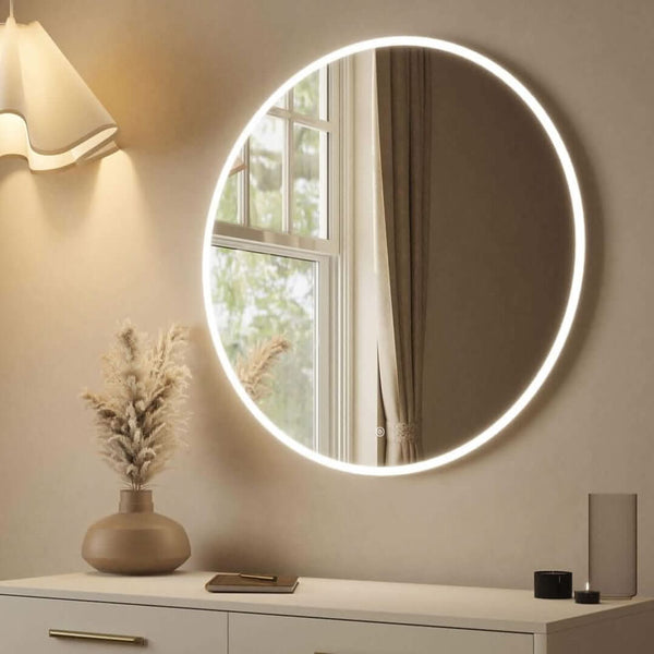 Ava Round Wall Mounted Mirror 80cm