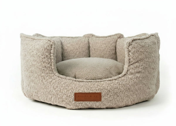 THE COTSWOLD | LUXURY HIGH WALL BOUCLE DOG BED