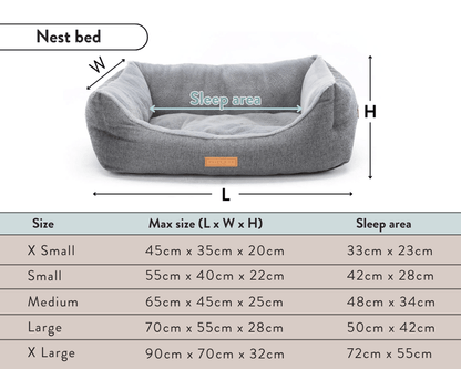 THE RICHMOND | LUXURY GREEN BOLSTER DOG BED