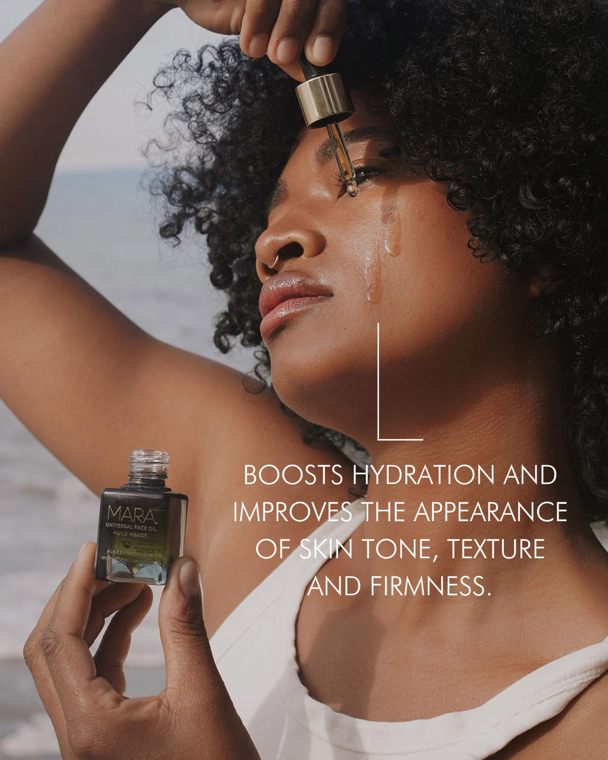 MARA Universal Hydrating Face Oil – Algae + Moringa for Glow & Firmness (0.5 oz)