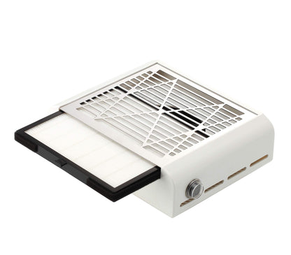 Miss Sweet Electric Nail Dust Collector for Manicure (Sweet White) – Clean Air on Your Desk