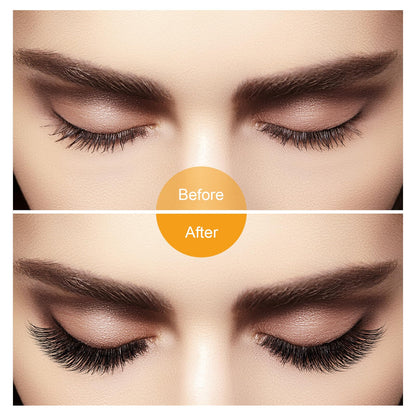NAGARAKU Easy Fan Eyelash Extensions – 5 Trays, 0.07 D Curl, 11–15mm, Russian Mega Volume for Beginners