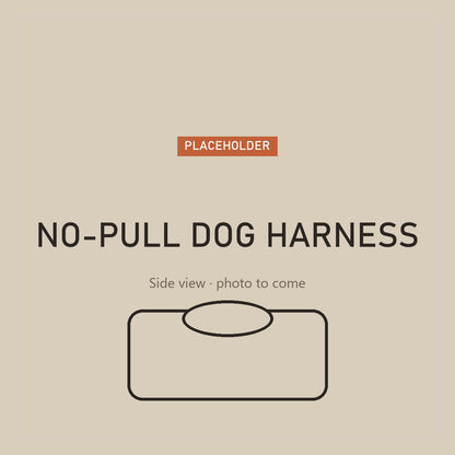 No-pull dog harness with handle, side view (placeholder)