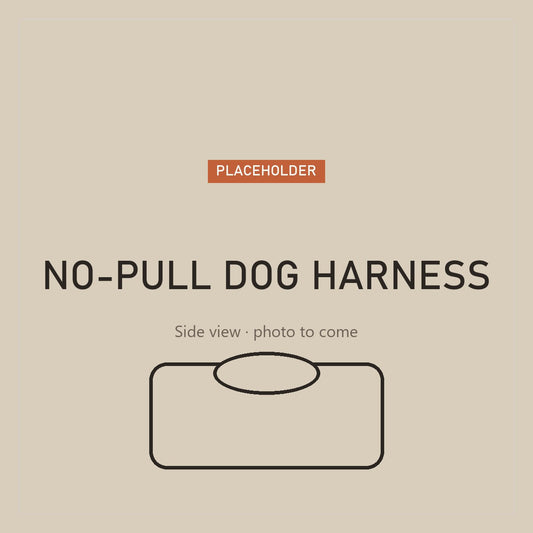 No-pull dog harness with handle, side view (placeholder)
