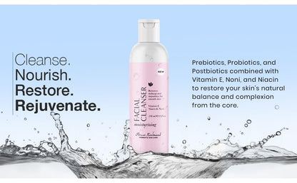 Pierre Freeman's Moisturizing Facial Cleanser — Vitamin E, Niacin & Noni, 8 oz.
