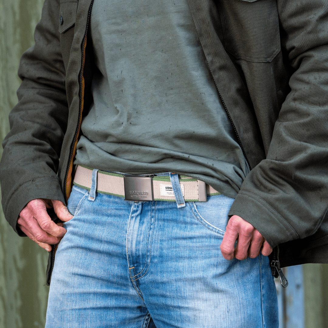 Green Canvas Utility Belt