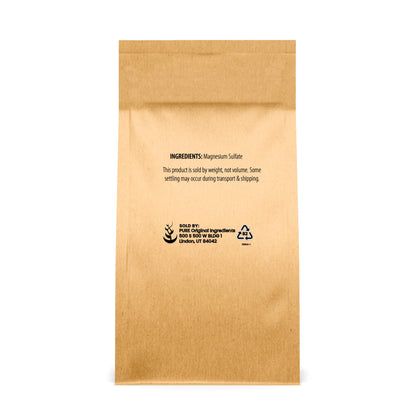 Pure Original Ingredients Epsom Salt – Food Grade Magnesium Sulfate, Soaking Solution (5 lb) Pack of 2