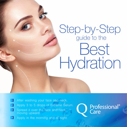 Q|Professional Care Serum for Face – Hyaluronic Acid, Vitamin C & Peptides | Alcohol-Free, Fragrance-Free