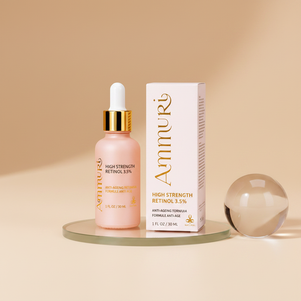 Retinol 3.5% Serum with Hyaluronic Acid & Vitamins (30ml) | Ammuri