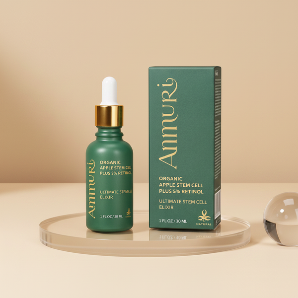 Retinol 5% Serum with Apple Stem Cell for Fine Lines & Uneven Tone (30ml) | Ammuri