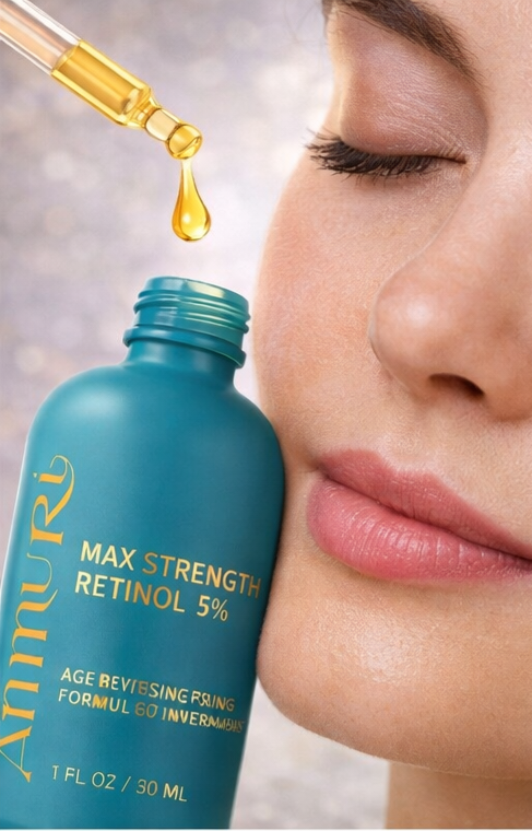 Retinol MAX 5% High Strength Anti-Ageing Serum (30ml) | Ammuri