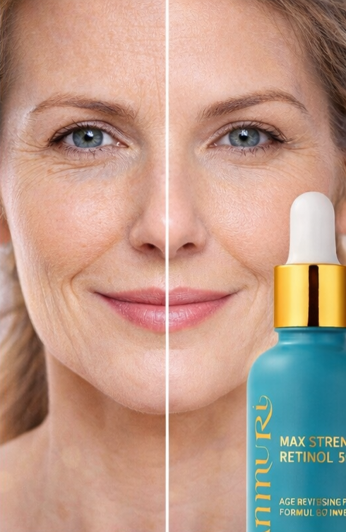 Retinol MAX 5% High Strength Anti-Ageing Serum (30ml) | Ammuri