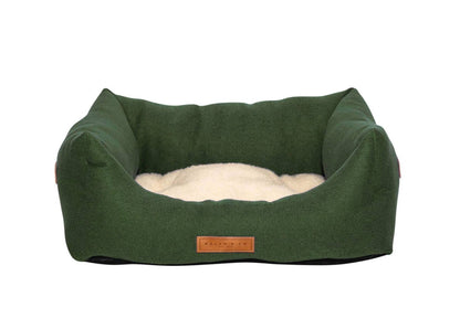 THE RICHMOND | LUXURY GREEN BOLSTER DOG BED