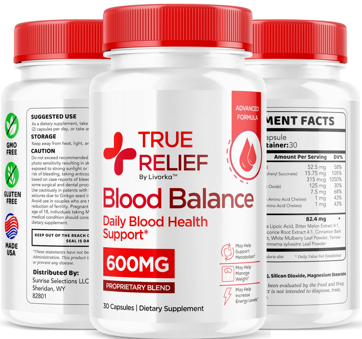 True Relief Capsules | Official True Relief Supplement - Balance Support, 30 Capsules
