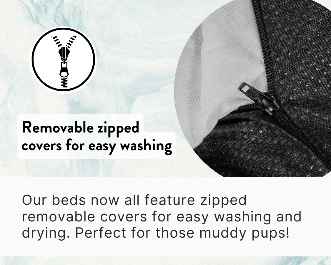 THE LINCOLN | LUXURY TWEED FLAT PILLOW DOG BED