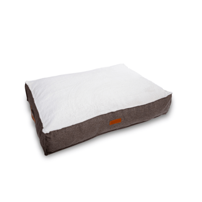 THE LINCOLN | LUXURY TWEED FLAT PILLOW DOG BED