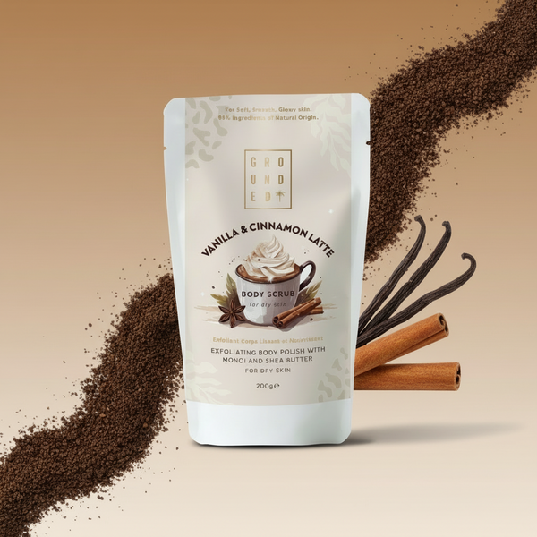 Vanilla and Cinnamon Latte Coffee Body Scrub