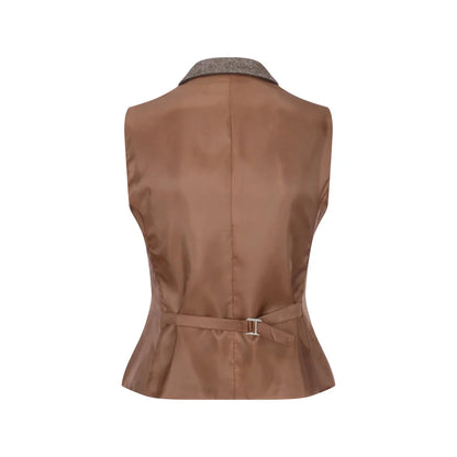 wsn06 - Women's 1920s Suit Tweed Blazer Waistcoat & Trousers
