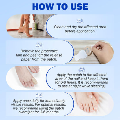 ZBQIEX Nail Repair Patches 2 Pack - Overnight Hydrogel Strengthening