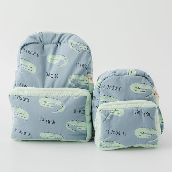 Captain Croc Kids Backpack, Hand-Embroidered