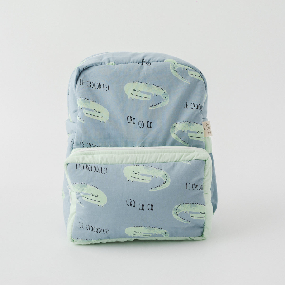 Captain Croc Kids Backpack, Hand-Embroidered