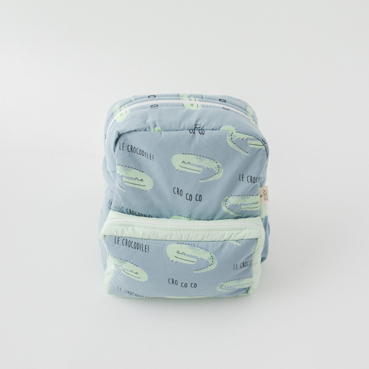Captain Croc Kids Backpack, Hand-Embroidered