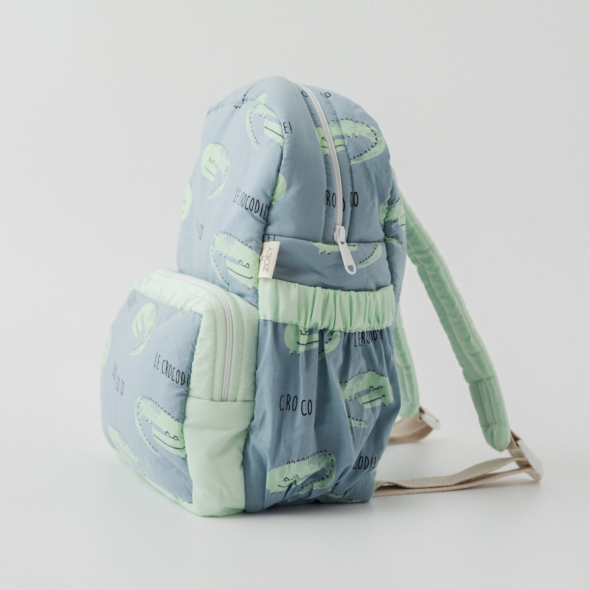 Captain Croc Kids Backpack, Hand-Embroidered