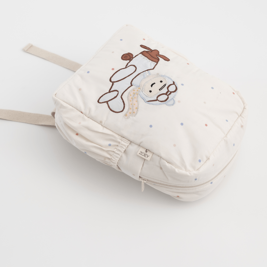 Handcrafted Little Aviator Kids Backpack