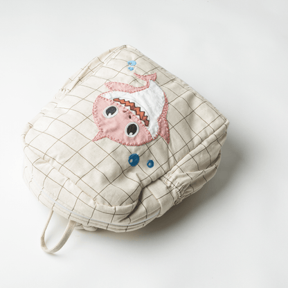 Pink Shark do do Kids Backpack