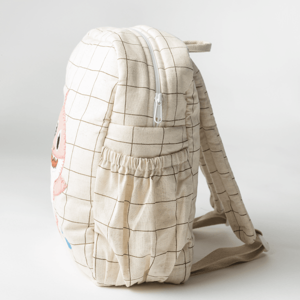 Pink Shark do do Kids Backpack