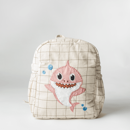 Pink Shark do do Kids Backpack
