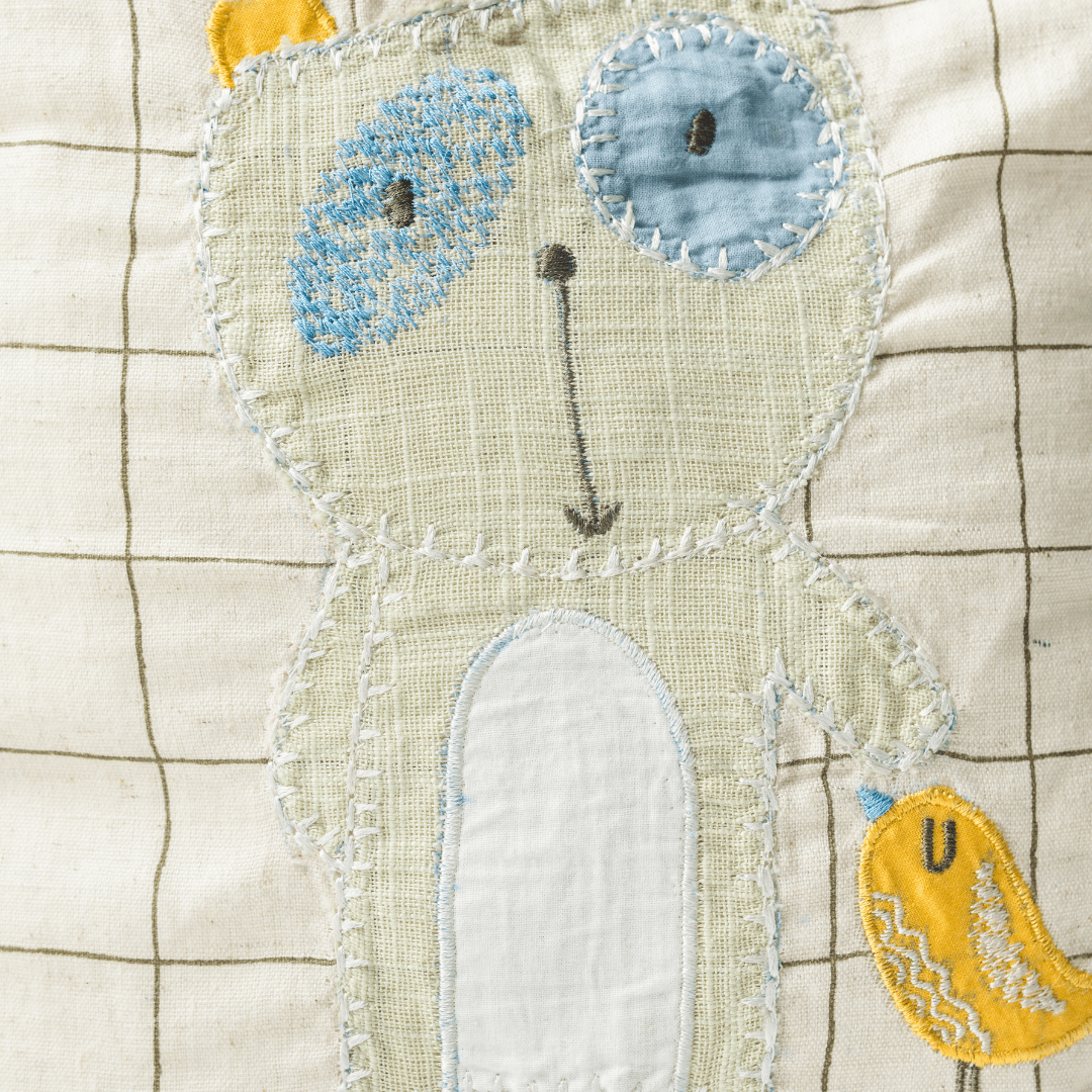 Playful Freddie Kids Backpack, Hand-Embroidered
