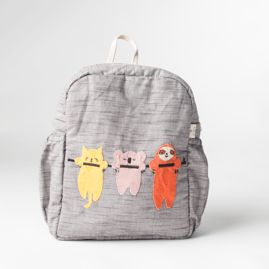 Three Amigos Kids Backpack, Hand-Embroidered