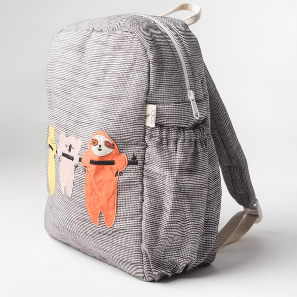 Three Amigos Kids Backpack, Hand-Embroidered