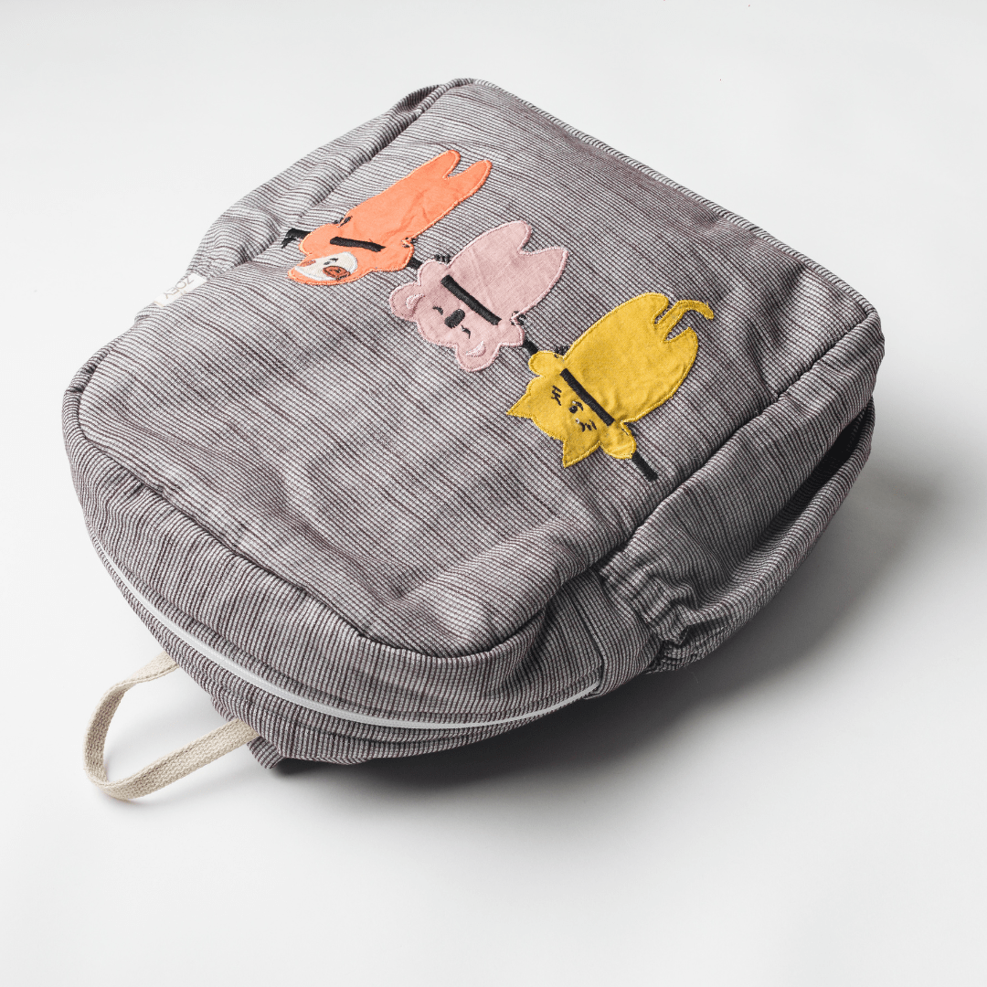Three Amigos Kids Backpack, Hand-Embroidered