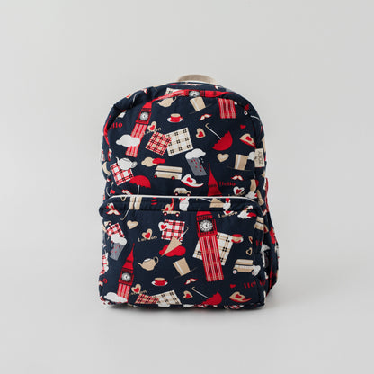 Trip To London Kids Backpack, Hand-Embroidered