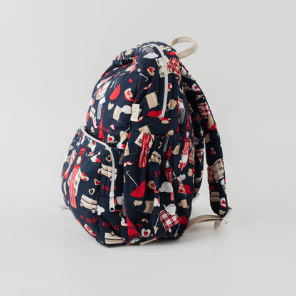 Trip To London Kids Backpack, Hand-Embroidered