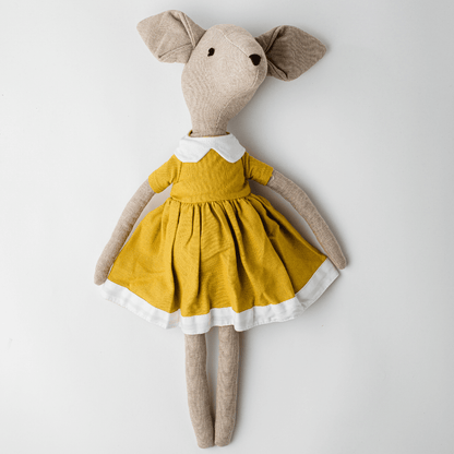 Elaine Mouse | Heirloom Cotton Keepsake Toy
