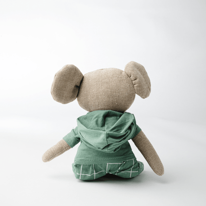 Lucas - The Groovy Elephant| Heirloom Cotton Soft Toy for Little Ones