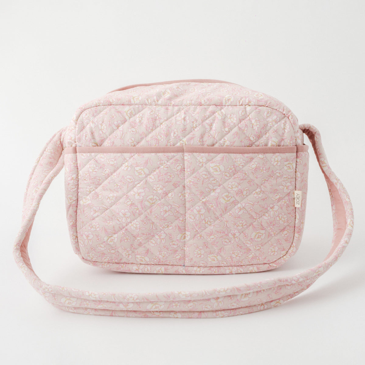 Sakura Blossom Nappy Bag (100% Cotton with diamond Quilting)