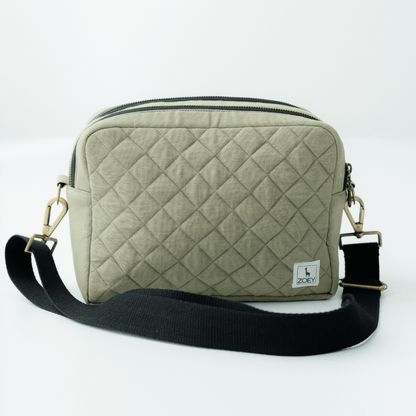 The GoGreen Sling Nappy Bag (Linen Cotton - Green)