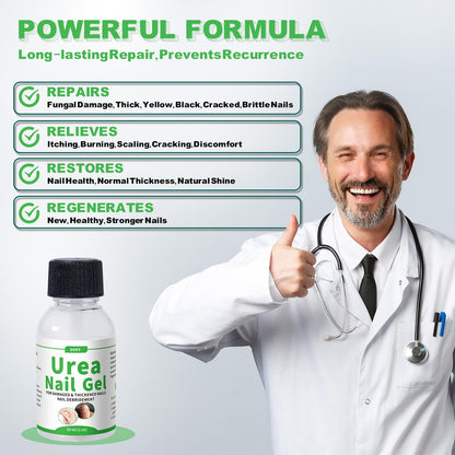 ZOXY Urea Nail Gel 40% – Softens Thick Nails & Discoloration | Fast-Absorbing Nail Restoration